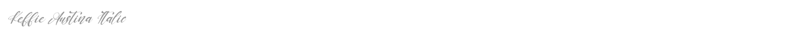 Keffie Austina font preview